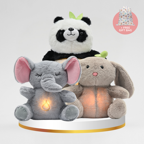 Breathing Rabbit + Elephant + Panda