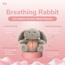Hug Ease Hops the Rabbit breathing plush toy for anxiety, sleep and ADHD relief — view 10 of 13