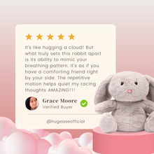 Hug Ease Hops the Rabbit breathing plush toy for anxiety, sleep and ADHD relief — view 13 of 13