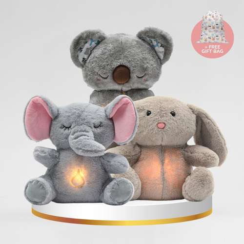 Koala respirant + Lapin + Éléphant 