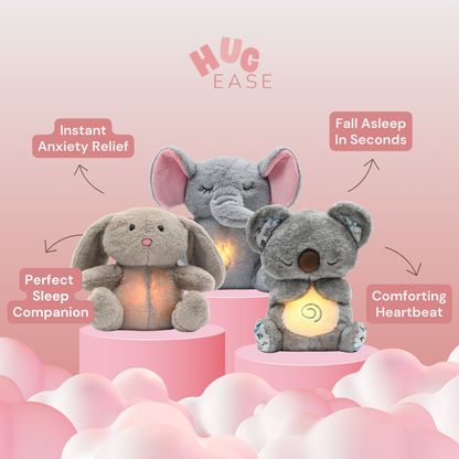 Koala respirant + Lapin + Éléphant 