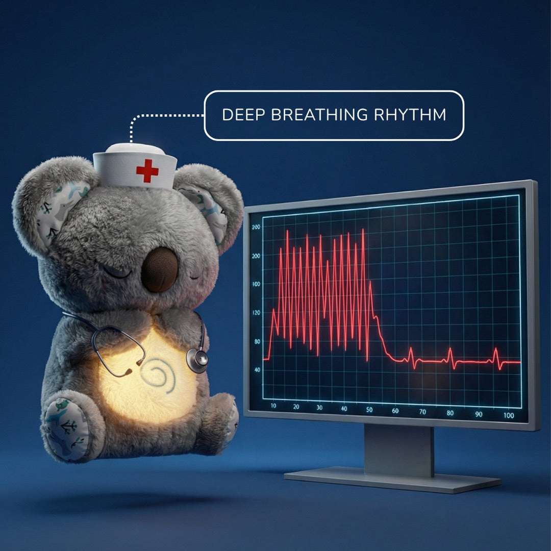But an anxious child cannot follow breathing instructions